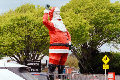 Santa in Havelock North, NZ